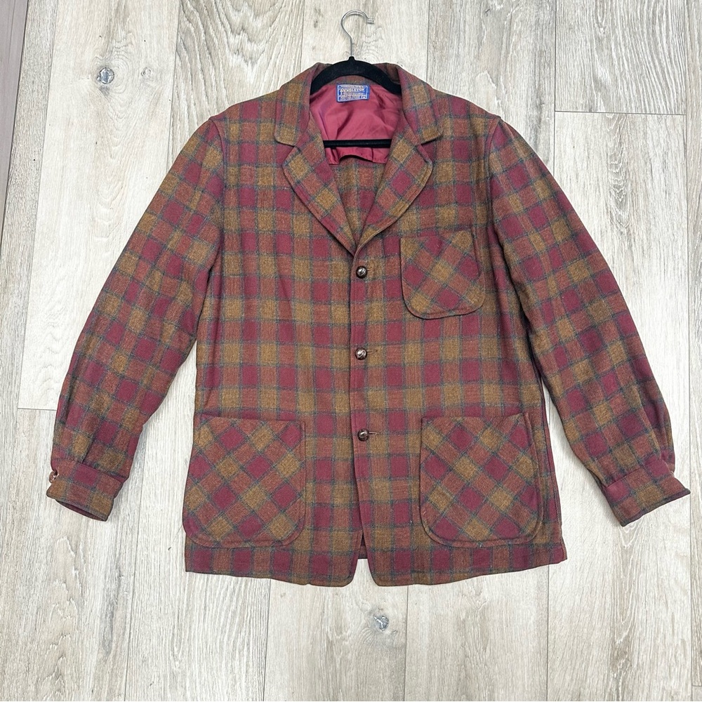 Vintage Pendleton wool plaid jacket